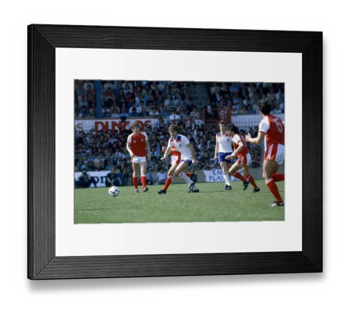Framed Print : Home Championship International match at Wrexham. Wales 4 v England 1