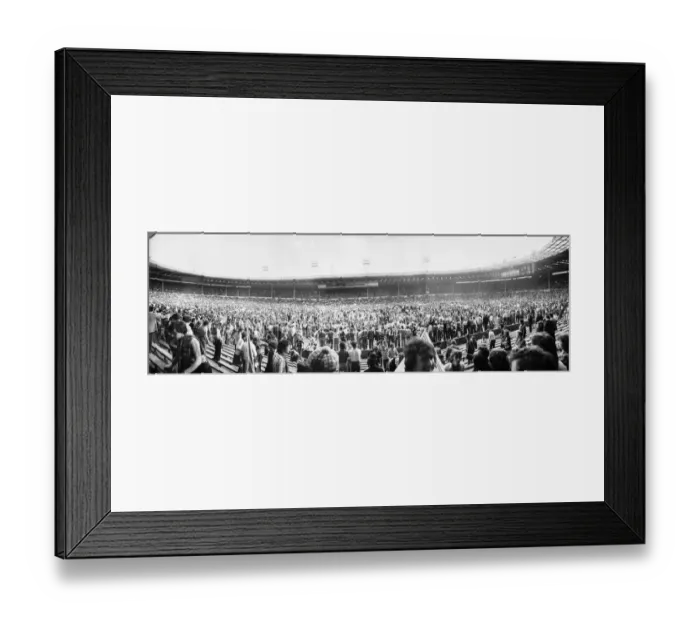Framed Print : Scotland Football Fans invade the Wembley pitch April 1977 Scottish fans invade