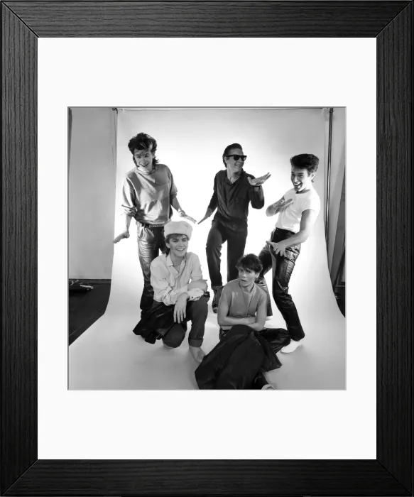 Framed Print : Duran Duran pose exclusively for the Mirror Rock and Pop Awards. 3rd February 1983 Framed Print : Duran Duran pose exclusively for the Mirror Rock and Pop Awards. 3rd February 1983