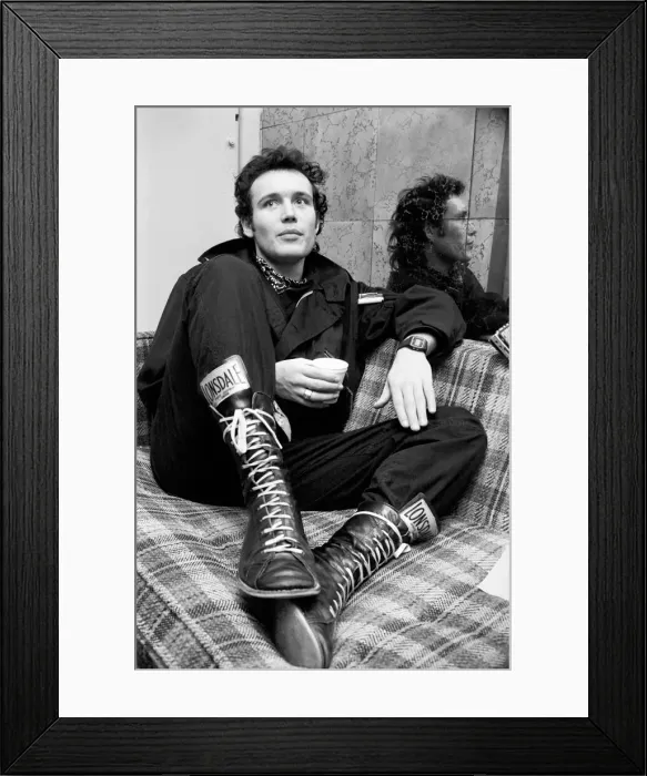 Framed Print : Adam Ant at The Palladium, Hollywood, Los Angeles, USA. December 1982 Framed Print : Adam Ant at The Palladium, Hollywood, Los Angeles, USA. December 1982