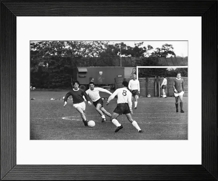 Framed Print : England team training session at London Colney, Hertfordshire Framed Print : England team training session at London Colney, Hertfordshire
