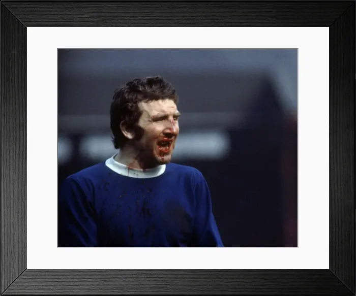Framed Print : FA Cup Semi Final match at Old Trafford, Manchester. Liverpool 2 v Everton 1