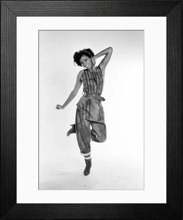 Framed Print : Jody Watley from pop group Shalamar. 22nd November 1982 Framed Print : Jody Watley from pop group Shalamar. 22nd November 1982