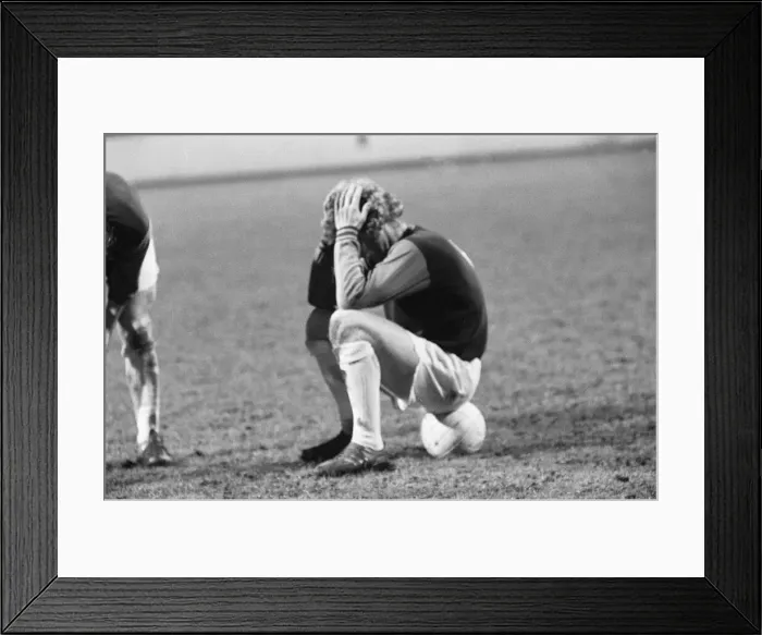 Framed Print : West Ham v Stoke, league cup semi final 2nd leg match at Upton Park