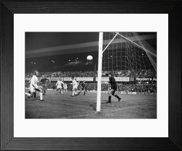 Framed Print : Stoke v Kaiserslauten, UEFA Cup match at the Victoria Ground Framed Print : Stoke v Kaiserslauten, UEFA Cup match at the Victoria Ground