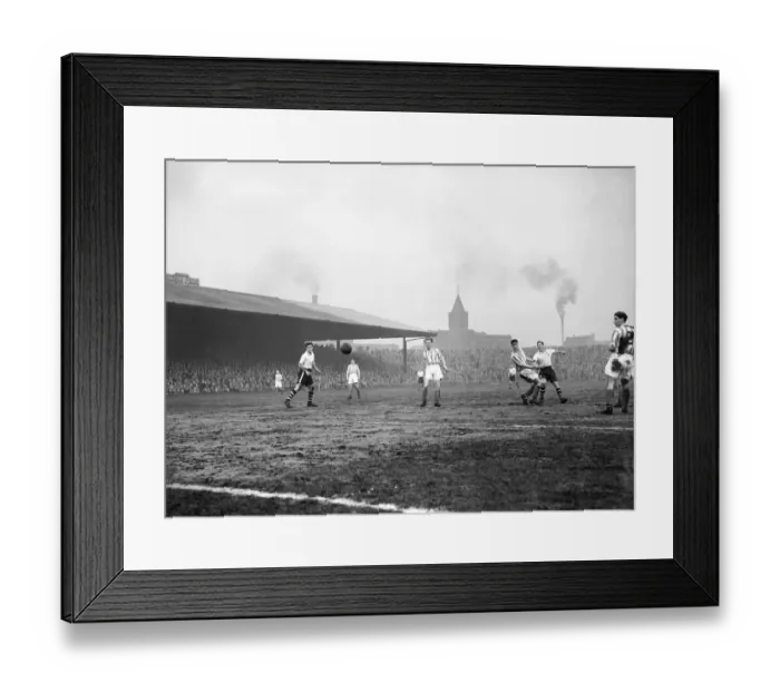 Framed Print : Bury v Stoke City, FA Cup Replay at Old Trafford, 24th January 1955 Framed Print : Bury v Stoke City, FA Cup Replay at Old Trafford, 24th January 1955