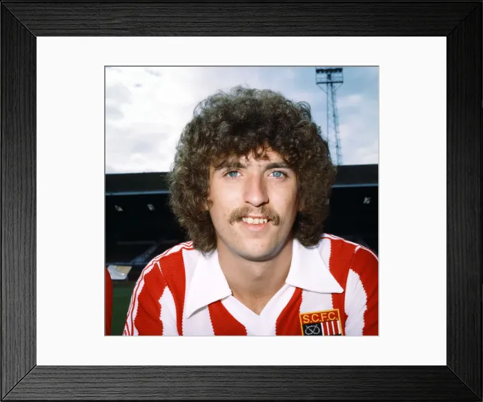 Framed Print : Stoke City FC. P. Randall July 1979 Framed Print : Stoke City FC. P. Randall July 1979