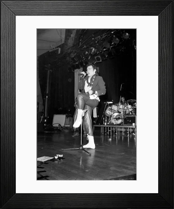 Framed Print : Adam Ant at The Palladium, Hollywood, Los Angeles, USA. December 1982