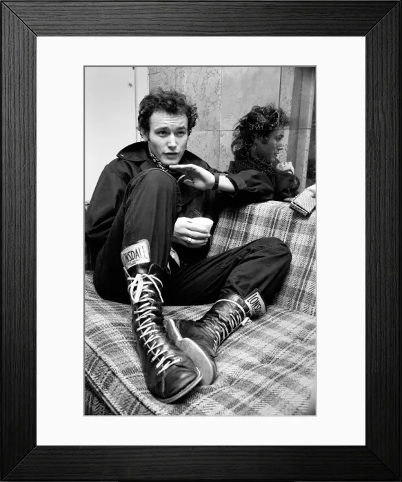 Framed Print : Adam Ant at The Palladium, Hollywood, Los Angeles, USA. December 1982