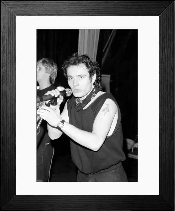 Framed Print : Adam Ant at The Palladium, Hollywood, Los Angeles, USA. December 1982