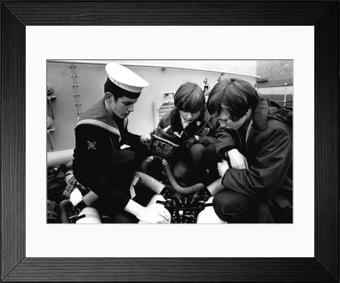 Framed Print : Royal Navy assault ship HMS Fearless docked on the River Tyne for the first time Framed Print : Royal Navy assault ship HMS Fearless docked on the River Tyne for the first time