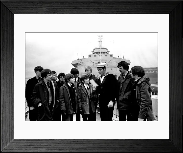 Framed Print : Royal Navy assault ship HMS Fearless docked on the River Tyne for the first time Framed Print : Royal Navy assault ship HMS Fearless docked on the River Tyne for the first time