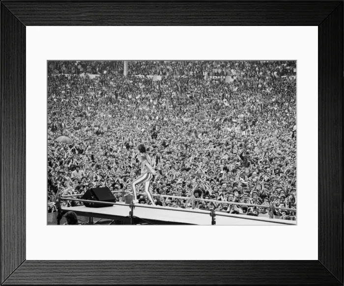 Framed Print : The Rolling Stones European Tour 1982. Wembley Stadium 26th June 1982 Framed Print : The Rolling Stones European Tour 1982. Wembley Stadium 26th June 1982