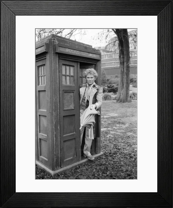 Framed Print : Actor Colin Baker, recently named as the sixth Doctor Who in the BBC science fiction Framed Print : Actor Colin Baker, recently named as the sixth Doctor Who in the BBC science fiction