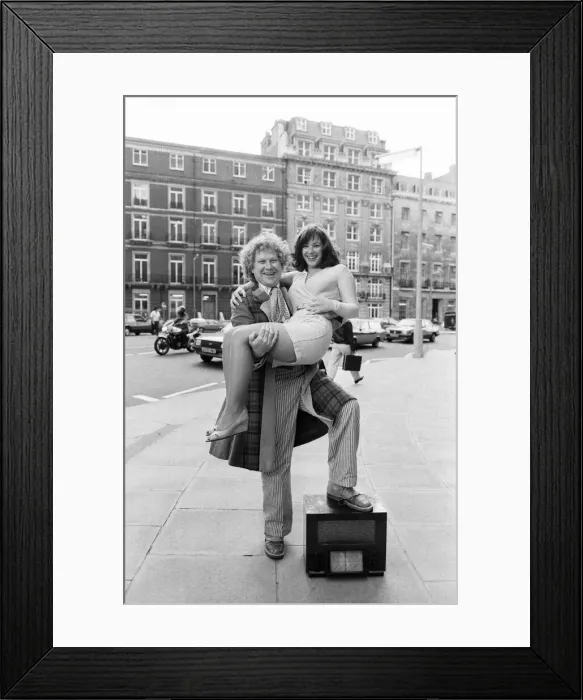 Framed Print : Actor Colin Baker, who plays Doctor Who in the BBC science fiction programme
