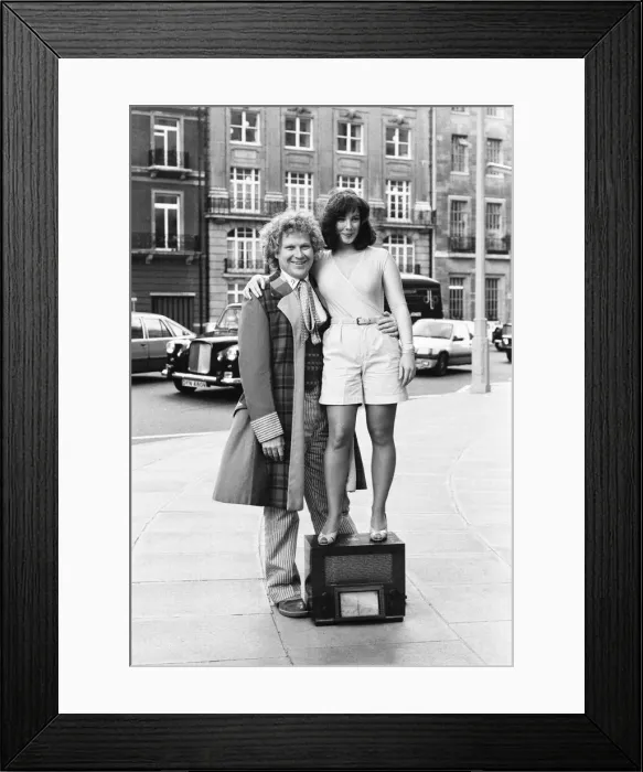 Framed Print : Actor Colin Baker, who plays Doctor Who in the BBC science fiction programme Framed Print : Actor Colin Baker, who plays Doctor Who in the BBC science fiction programme