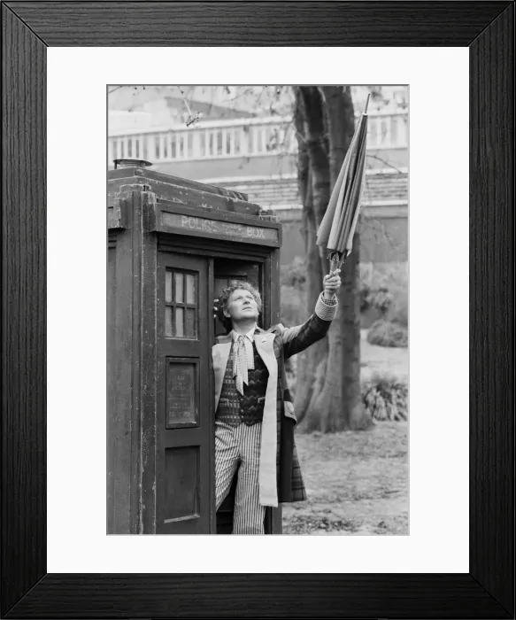 Framed Print : Actor Colin Baker, recently named as the sixth Doctor Who in the BBC science fiction