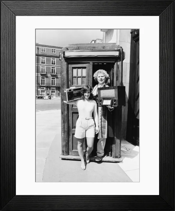 Framed Print : Actor Colin Baker, who plays Doctor Who in the BBC science fiction programme Framed Print : Actor Colin Baker, who plays Doctor Who in the BBC science fiction programme