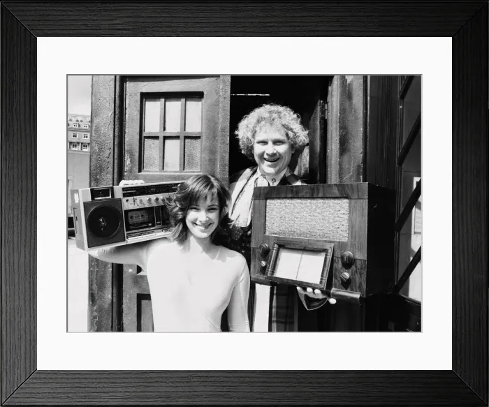 Framed Print : Actor Colin Baker, who plays Doctor Who in the BBC science fiction programme