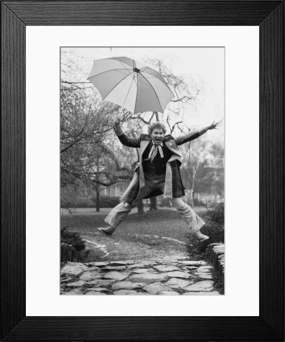 Framed Print : Actor Colin Baker, recently named as the sixth Doctor Who in the BBC science fiction