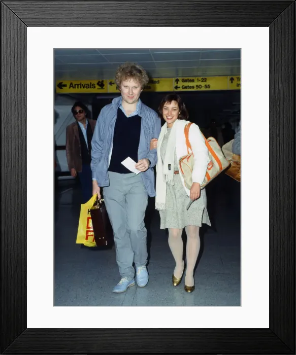 Framed Print : Actor Colin Baker, who plays Doctor Who in the BBC science fiction programme