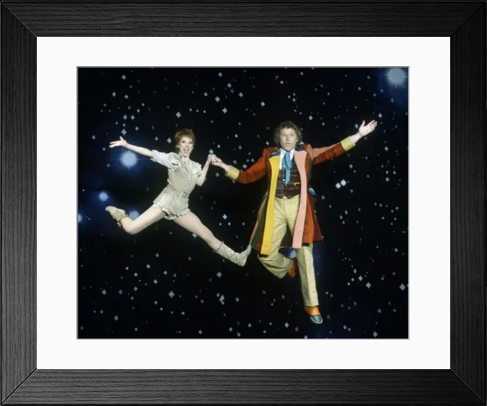 Framed Print : Actor Colin Baker, who plays Doctor Who in the BBC science fiction programme