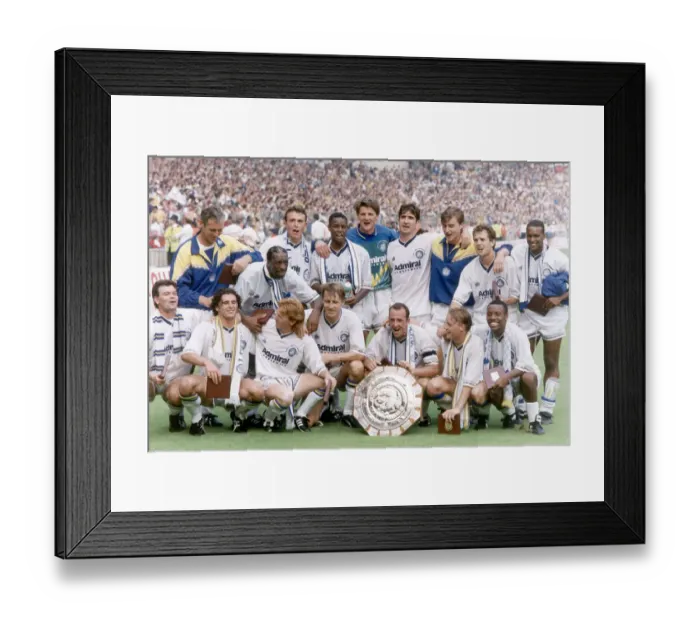 Framed Print : The 1992 FA Charity Shield, contested by the winners of the previous season