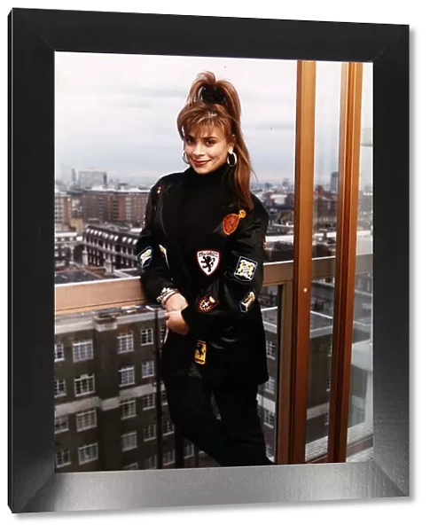 Paula Abdul pop singer choreographer seen here in London 22nd march 1989
