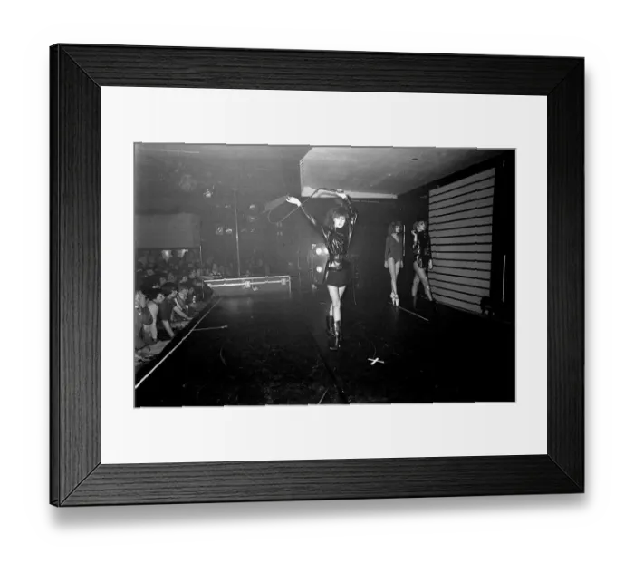 Framed Print : Hot Gossip Dancers seen here performing on stage at the Usher Hall in Edinburgh -6th