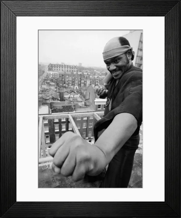 Framed Print : Jamaican-born singer Carl Douglas who reached number one with Kung Fu Fighting