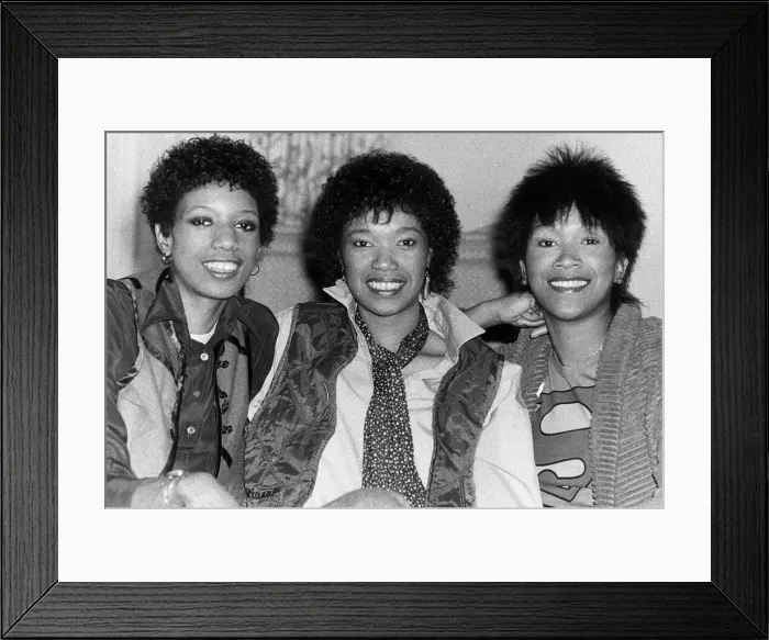 Framed Print : The Pointer Sisters the pop group making a comeback and are now being managed by Gerry Framed Print : The Pointer Sisters the pop group making a comeback and are now being managed by Gerry