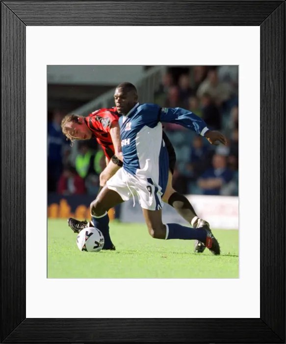 Framed Print : Peterborough v Brighton, league match at London Road, Saturday 2nd October 1999 Framed Print : Peterborough v Brighton, league match at London Road, Saturday 2nd October 1999