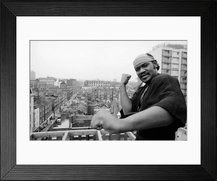 Framed Print : Jamaican-born singer Carl Douglas who reached number one with Kung Fu Fighting