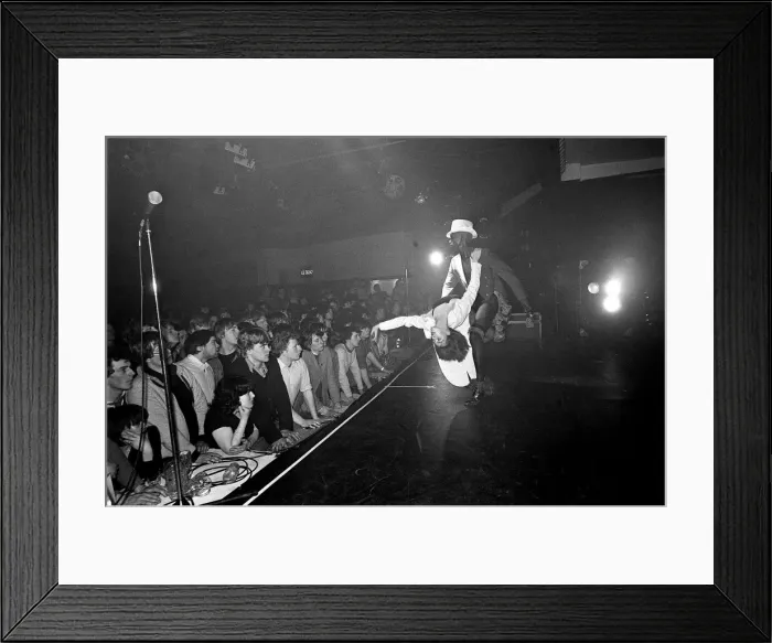 Framed Print : Hot Gossip Dancers seen here performing on stage at the Usher Hall in Edinburgh -6th