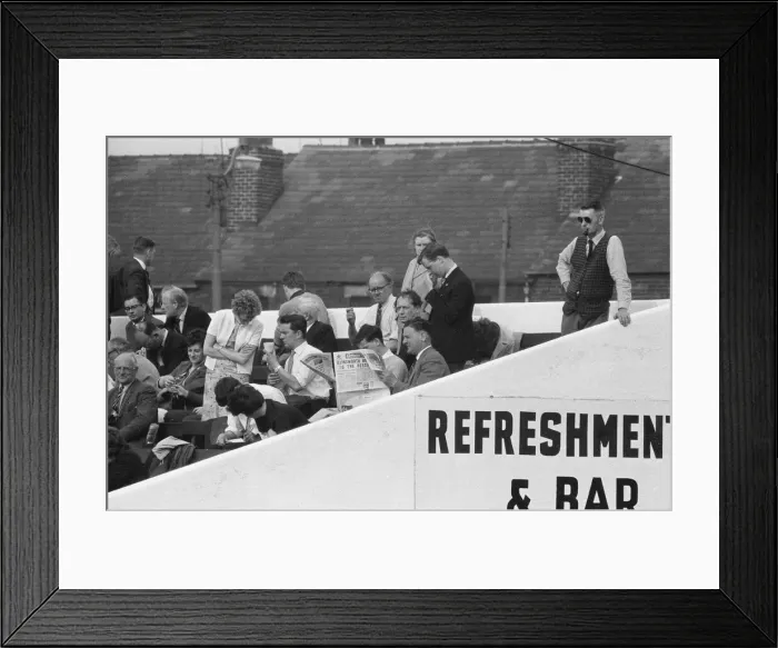 Framed Print : County Championship 1964 Yorkshire v Derbyshire at Bramall Lane, Sheffield