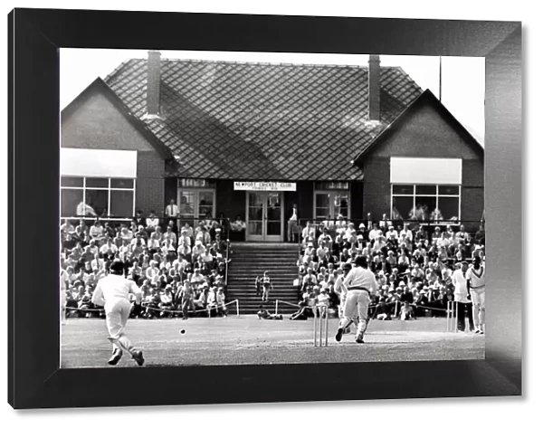 Newport Cricket Club at Rodney Parade, Newport. 6th June 1988
