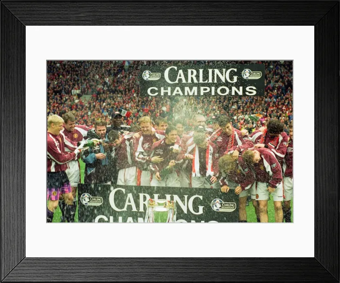 Framed Print : English Premier League match at Old Trafford. Manchester United 2 v West Ham United Framed Print : English Premier League match at Old Trafford. Manchester United 2 v West Ham United