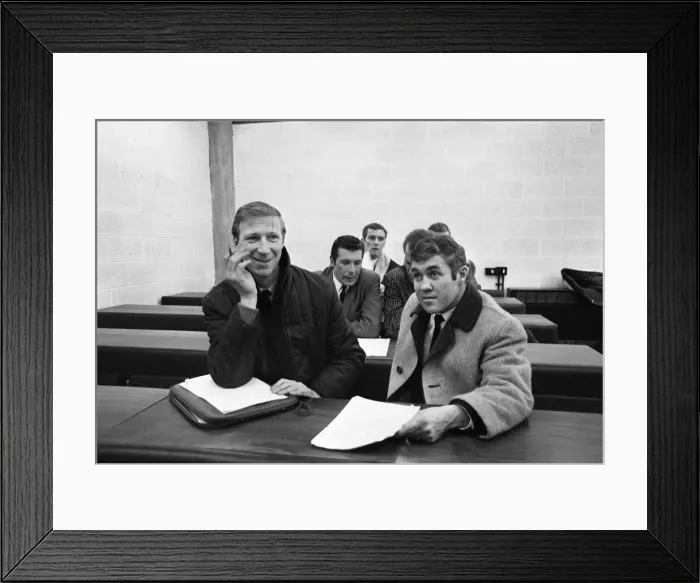 Framed Print : Football Association teach-in at Leeds University with Sheffield United manager John Framed Print : Football Association teach-in at Leeds University with Sheffield United manager John
