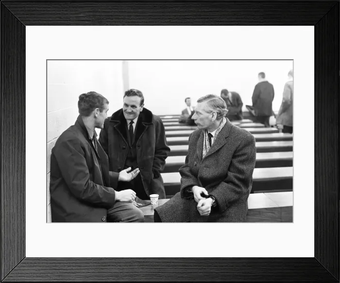 Framed Print : Football Association teach-in at Leeds University. Huddersfield Town manager Ian Greaves Framed Print : Football Association teach-in at Leeds University. Huddersfield Town manager Ian Greaves