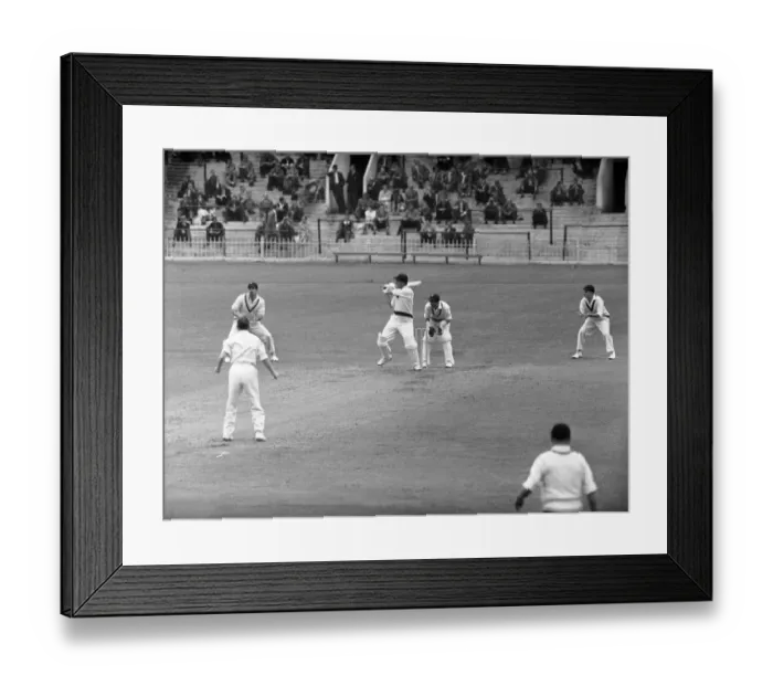 Framed Print : County Championship 1959. Yorkshire v Lancashire at Bramall Lane, Sheffield Framed Print : County Championship 1959. Yorkshire v Lancashire at Bramall Lane, Sheffield