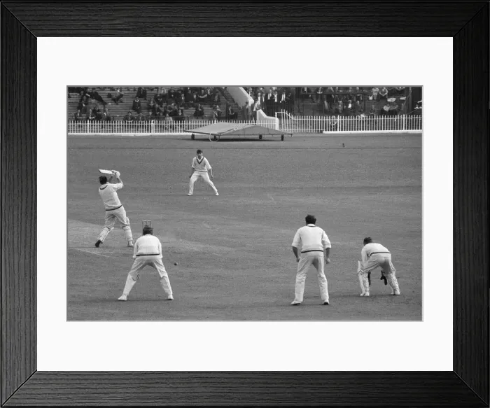 Framed Print : County Championship 1964 Yorkshire v Derbyshire at Bramall Lane, Sheffield