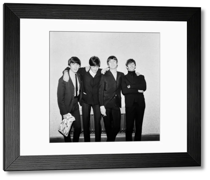 Framed Print : The Beatles left to right: George Harrison, Paul McCartney, John Lennon, and Ringo Starr Framed Print : The Beatles left to right: George Harrison, Paul McCartney, John Lennon, and Ringo Starr