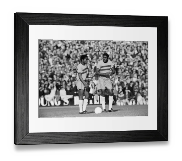 Framed Print : Crystal Palace 0 v. West Ham 3. West Hams new boys Clyde Best (right Framed Print : Crystal Palace 0 v. West Ham 3. West Hams new boys Clyde Best (right