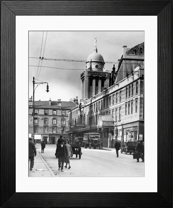 Framed Print : Theatre Royal, Hope Street, Glasgow. c. 1928 Framed Print : Theatre Royal, Hope Street, Glasgow. c. 1928