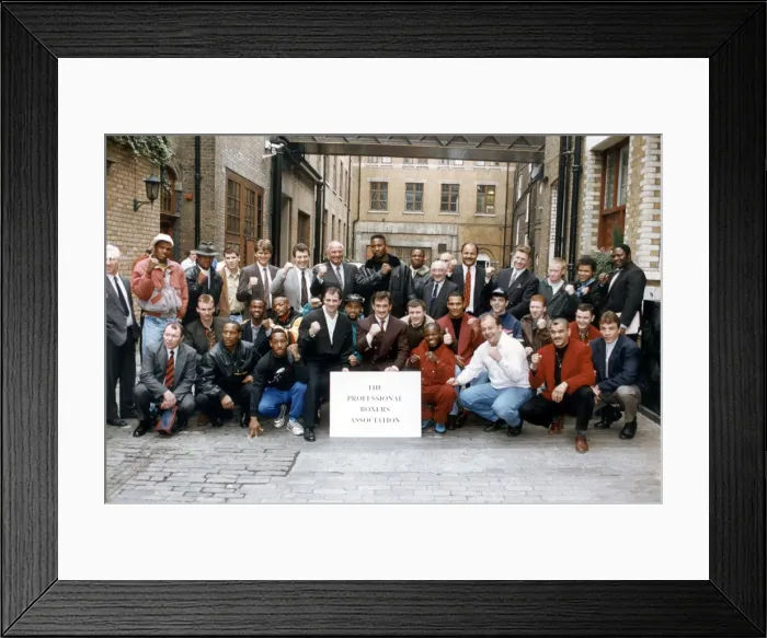 Framed Print : London launch of the Professional Boxers association Framed Print : London launch of the Professional Boxers association