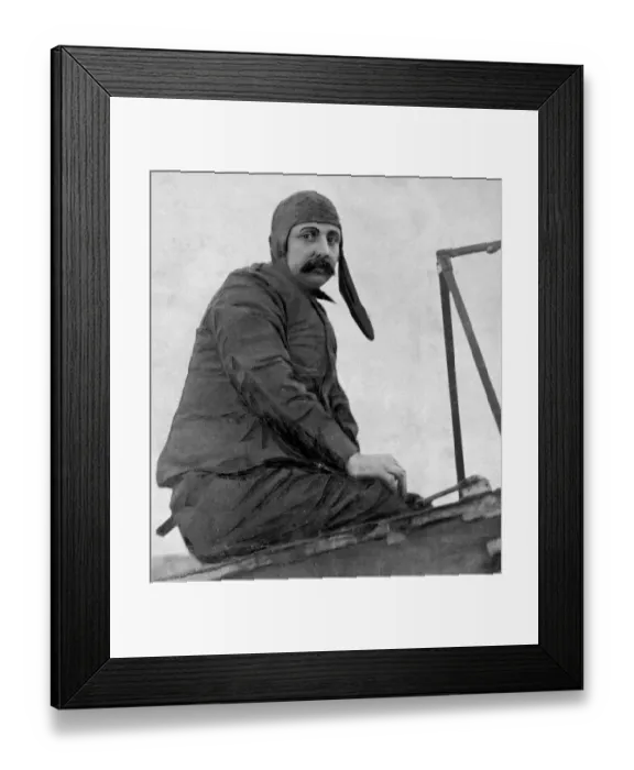 Framed Print : Louis Bleriot. July 25th 1909 Framed Print : Louis Bleriot. July 25th 1909