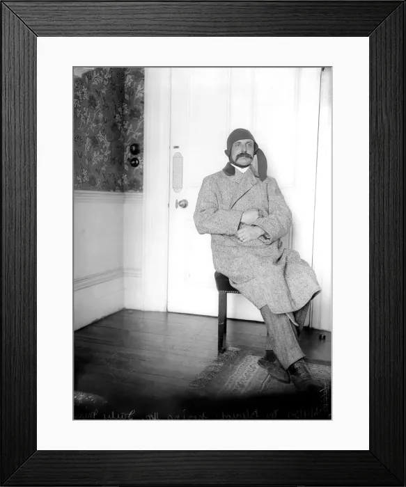 Framed Print : Louis Bleriot French Aviation innovator July 1909