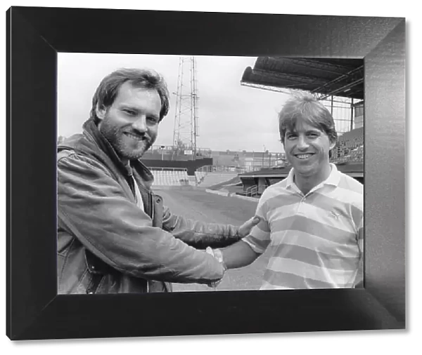 Sky Blues new boys: Martin Jol and Bob Latchford(right) get acquanted after joining