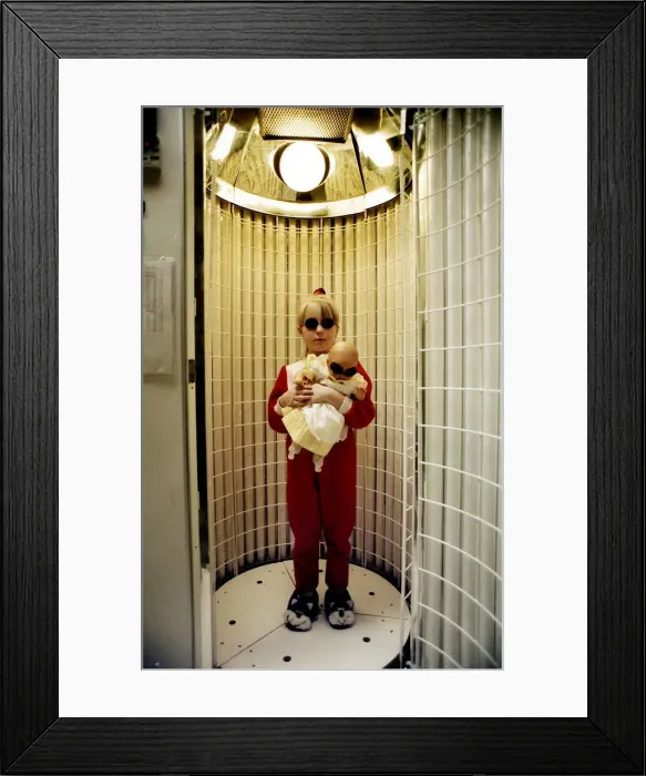 Framed Print : Katy Green cannot play in the daylight as one of only ten people in Britain suffering Framed Print : Katy Green cannot play in the daylight as one of only ten people in Britain suffering
