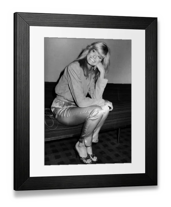 Framed Print : Farrah Fawcett Majors actress 1979